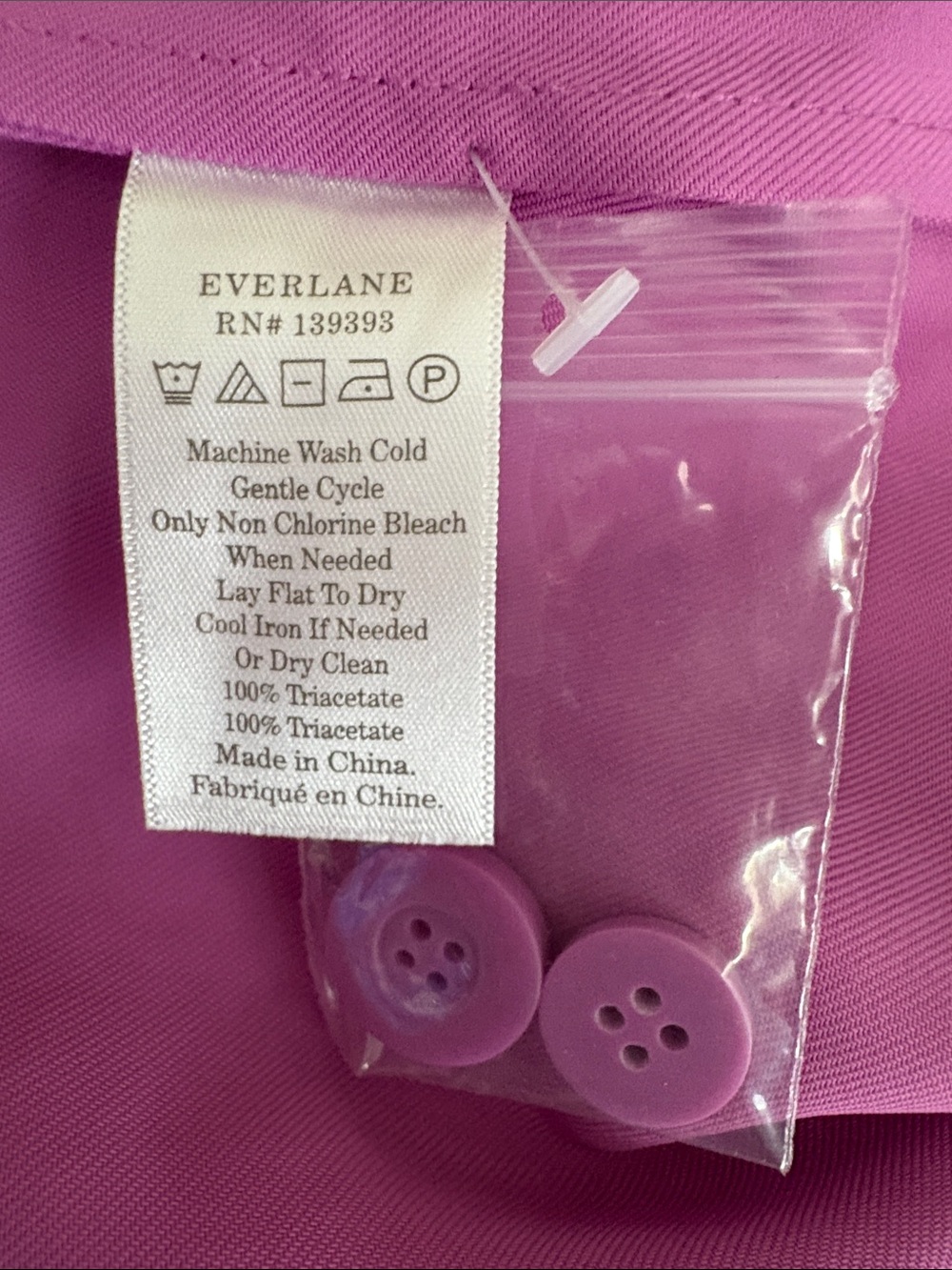 Everlane Japanese GoWeave Picnic Dress Midi Dress Wisteria Pink NWT Size 6 - Picture 7 of 7